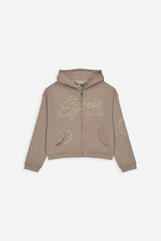 HOODIE ZIP BEIGE